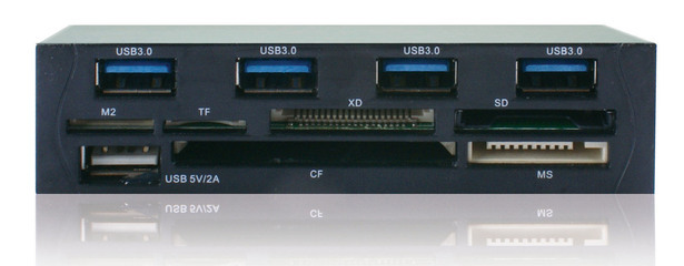 電子配件安裝指南 機(jī)箱軟驅(qū)位USB 3.0前置面板與多功能讀卡器的實(shí)用教程